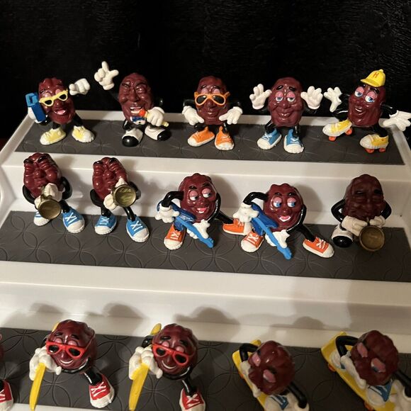 1987-88 Hardee’s California Raisins Figures Toys Lot Of 15 Calrab Applause - Picture 2 of 7